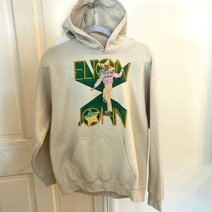 Elton John 2002 Farewell Yellow Brick Road tour hood sweatshirt great condition